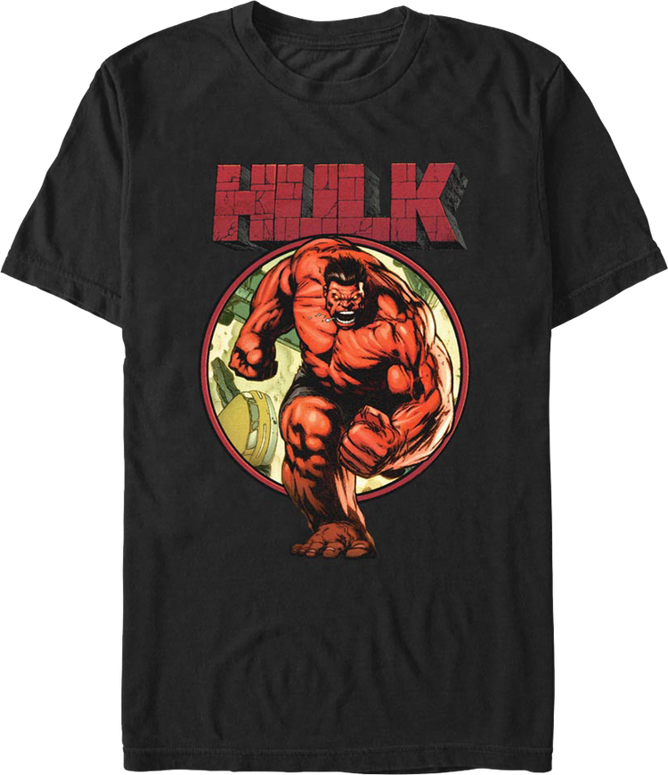 Attack Mode Red Hulk Marvel Comics T-Shirt