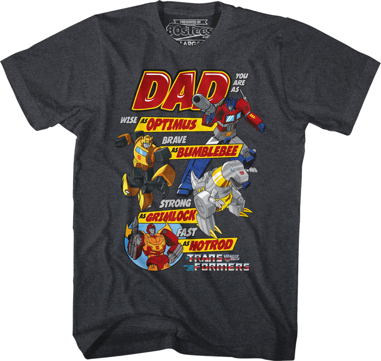 Autobots Father's Day Transformers Shirt