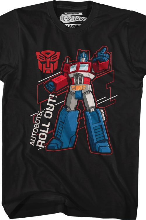 Autobots Roll Out Optimus Prime Transformers T-Shirt