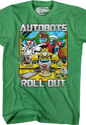 Autobots Roll Out Transformers Christmas T-Shirt