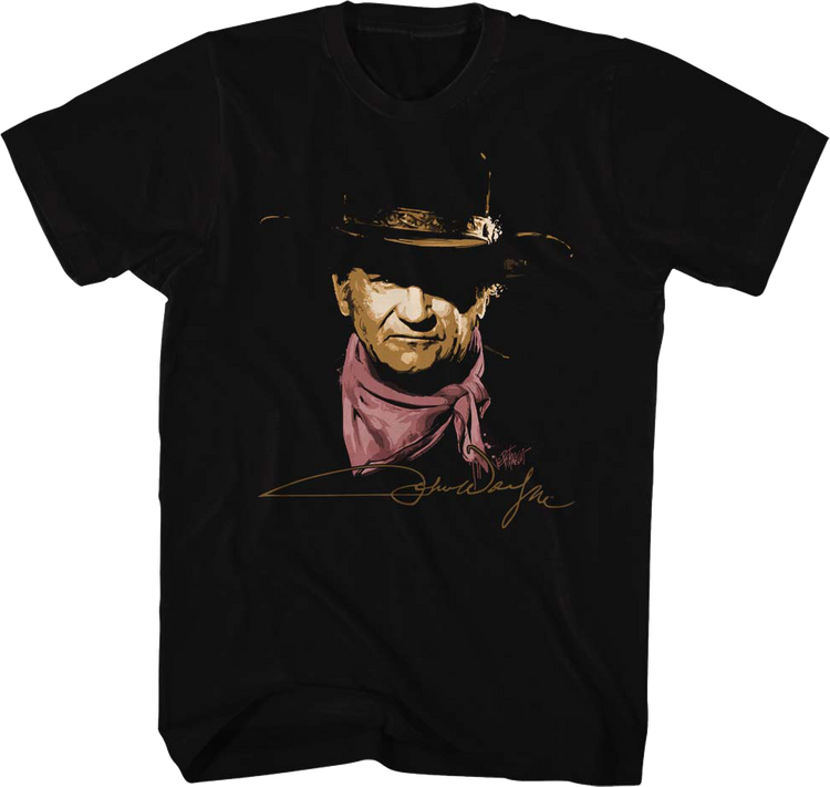 Autograph John Wayne T-Shirt