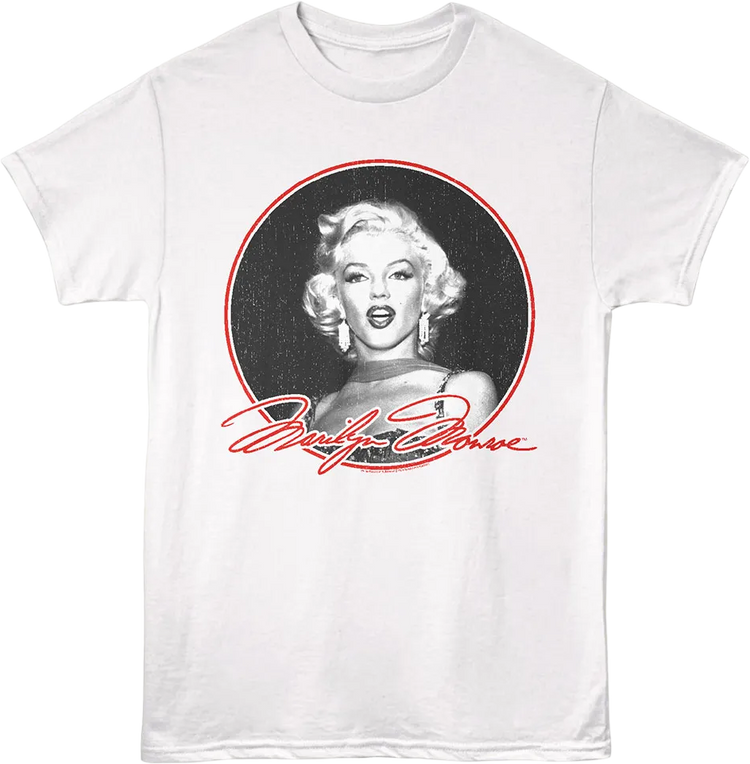 Autographed Circle Marilyn Monroe T-Shirt