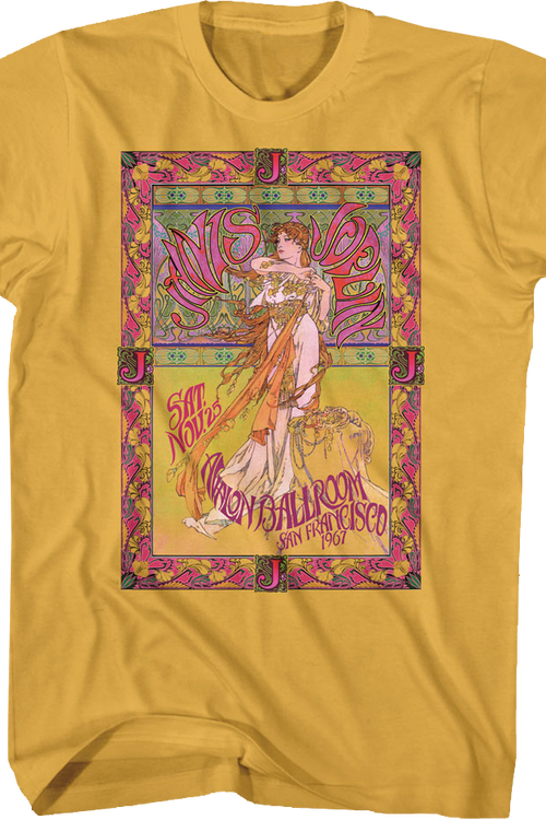 Avalon Ballroom Janis Joplin T-Shirt