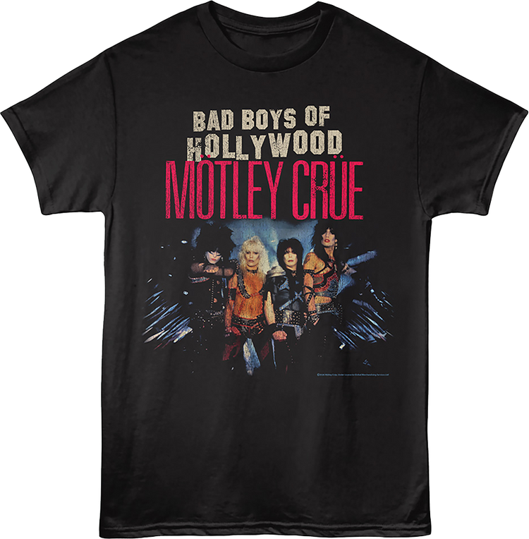 Bad Boys Of Hollywood Photo Motley Crue T-Shirt
