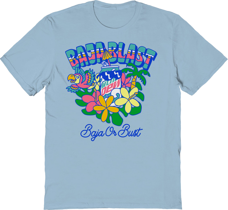 Baja Or Bust Mountain Dew T-Shirt