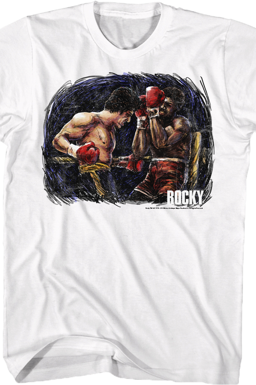Balboa Creed Painting Rocky T-Shirt