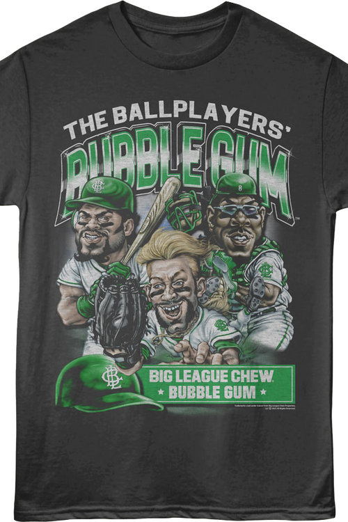 Ballplayers' Bubble Gum Collage Big League Chew T-Shirt