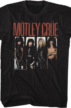 Band Panels Motley Crue T-Shirt