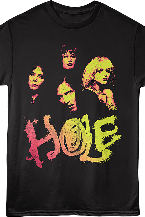 Band Photo Hole T-Shirt