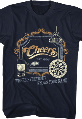 Bar Sign Cheers T-Shirt