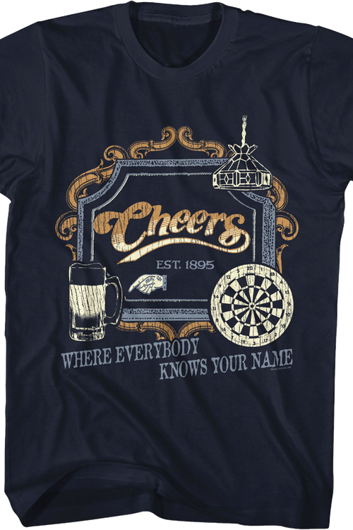 Bar Sign Cheers T-Shirt