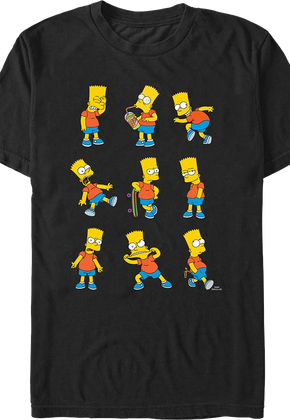 Bart Simpson Poses Simpsons T-Shirt