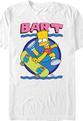 Bart Simpson Skateboard Simpsons T-Shirt