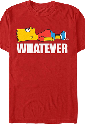 Bart Whatever Simpsons T-Shirt