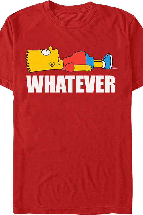 Bart Whatever Simpsons T-Shirt