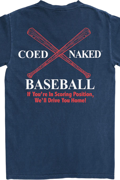 Baseball Coed Naked T-Shirt