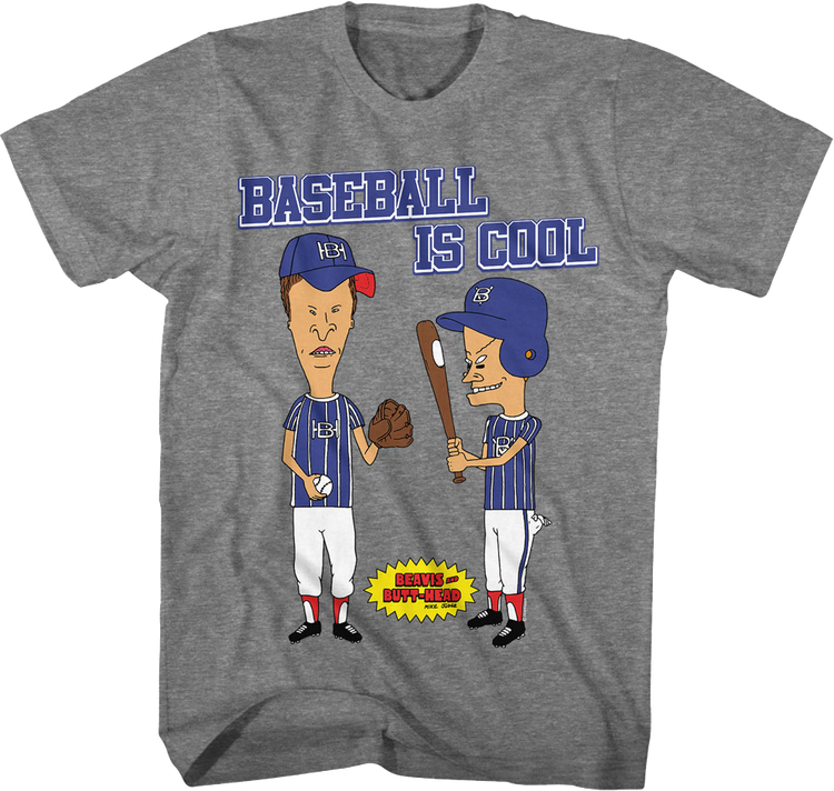 Baseball Is Cool Beavis And Butt-Head T-Shirt