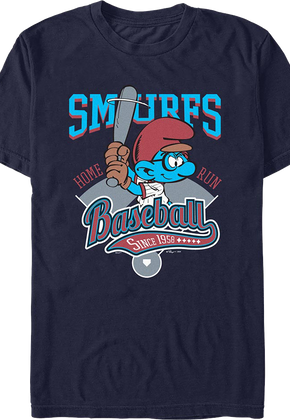 Baseball Logo Smurfs T-Shirt