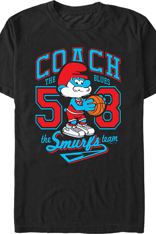 Basketball Coach Smurfs T-Shirt