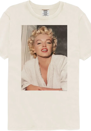 Bathrobe Photo Marilyn Monroe Comfort Colors Brand T-Shirt