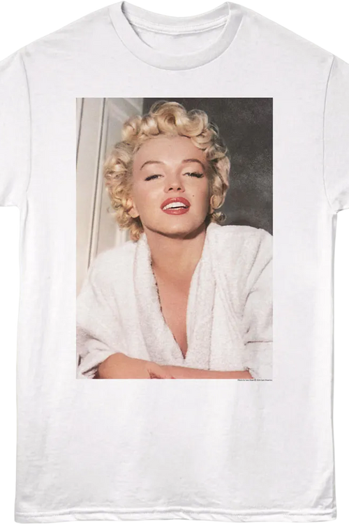 Bathrobe Photo Marilyn Monroe T-Shirt