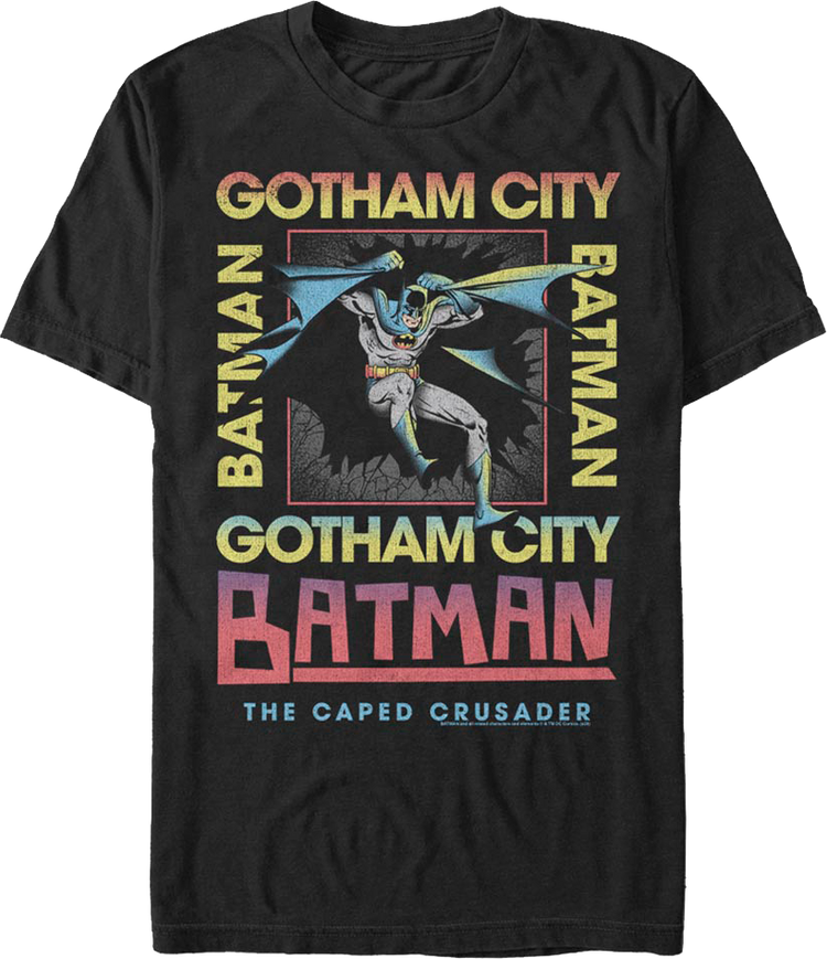 Batman Gotham City's Caped Crusader DC Comics T-Shirt