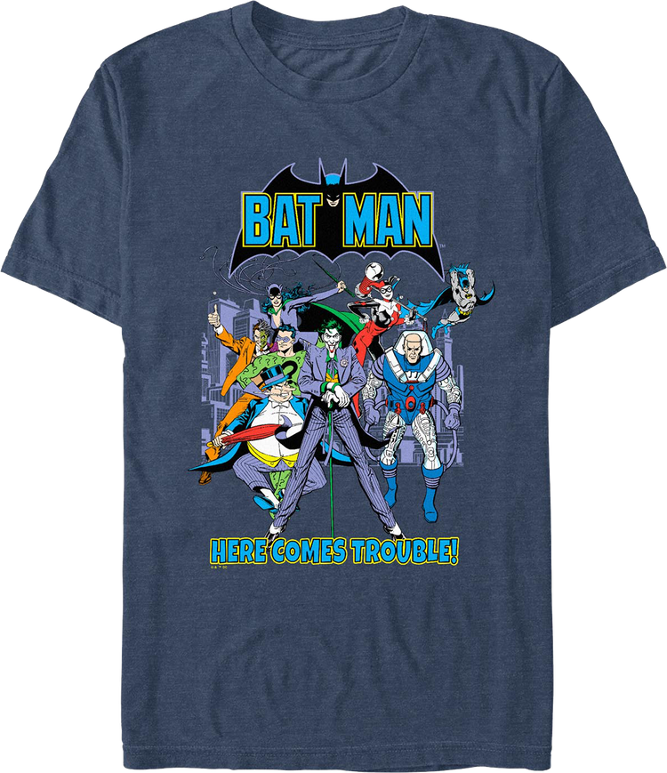 Batman Here Comes Trouble DC Comics T-Shirt