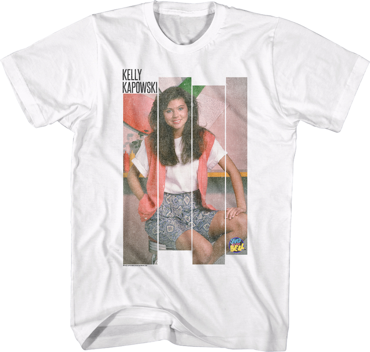Bayside Blocks Kelly Kapowski Saved By The Bell T-Shirt