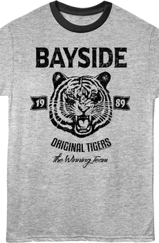 Bayside Original Tigers Saved By The Bell Ringer Shirt