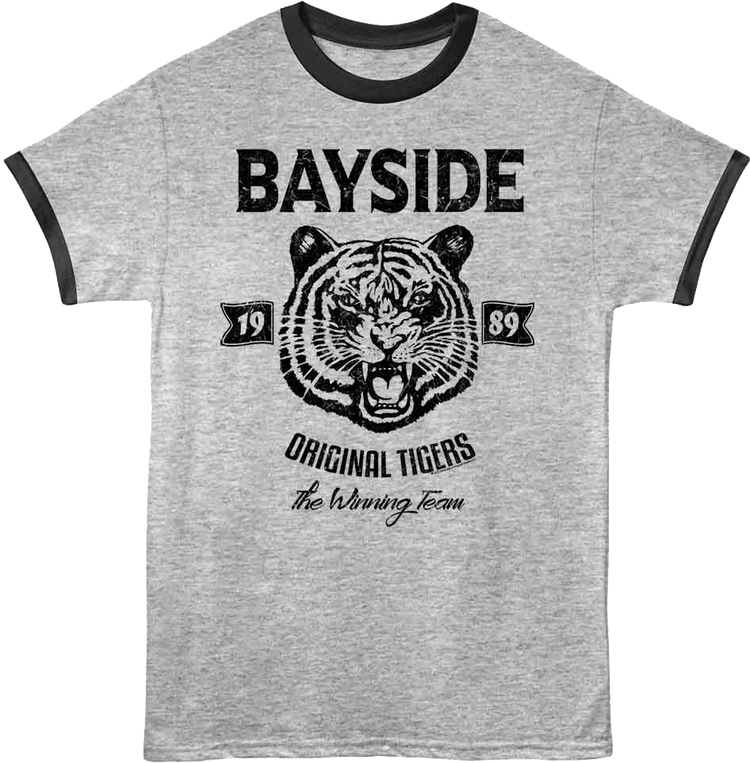 Bayside Original Tigers Saved By The Bell Ringer Shirt