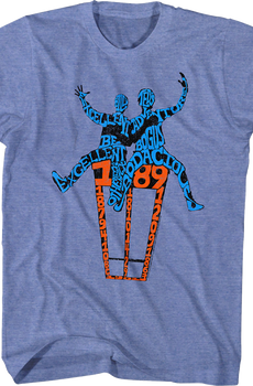 Words & Silhouettes Bill & Ted's Excellent Adventure T-Shirt