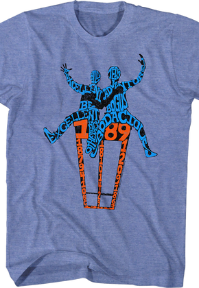 Words & Silhouettes Bill & Ted's Excellent Adventure T-Shirt