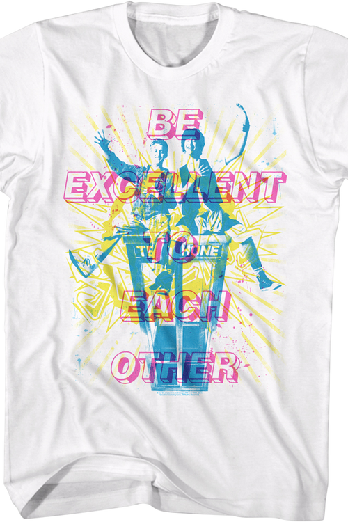 Be Excellent To Each Other Bill & Ted's Excellent Adventure T-Shirt