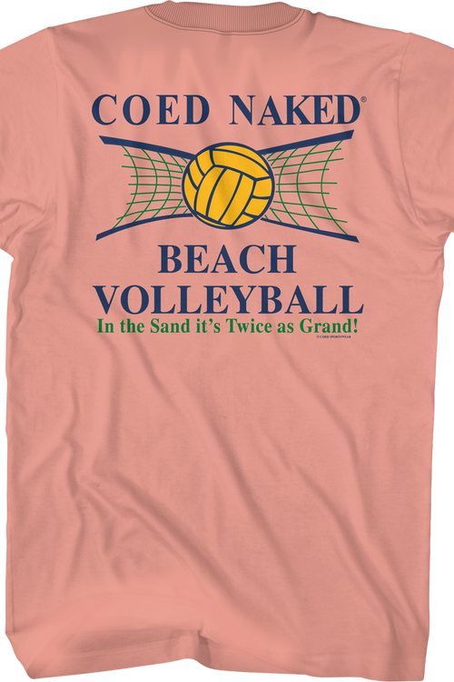 Beach Volleyball Coed Naked T-Shirt