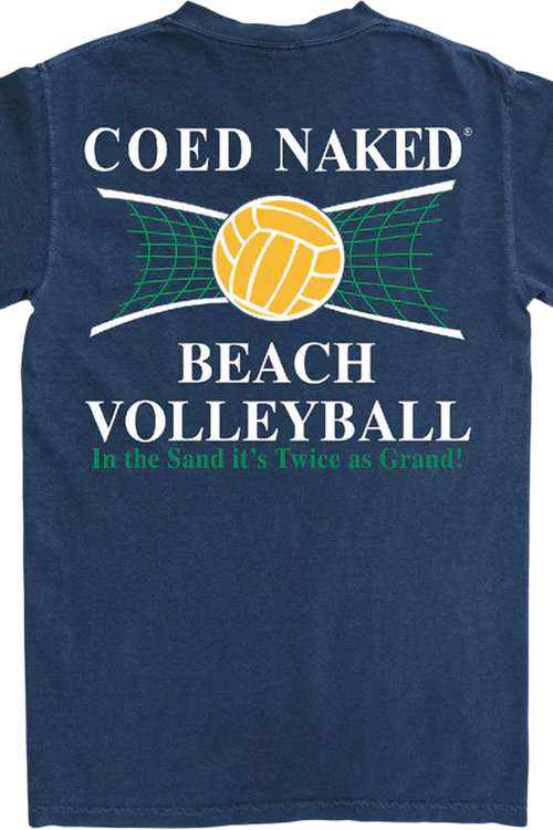 Beach Volleyball Coed Naked T-Shirt