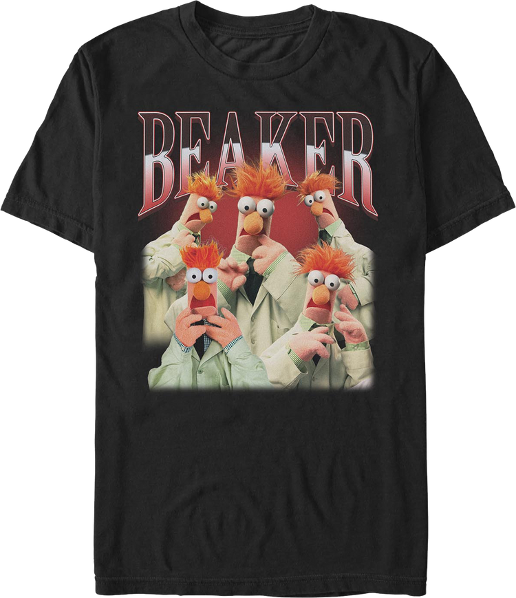 Beaker Collage Muppets T-Shirt