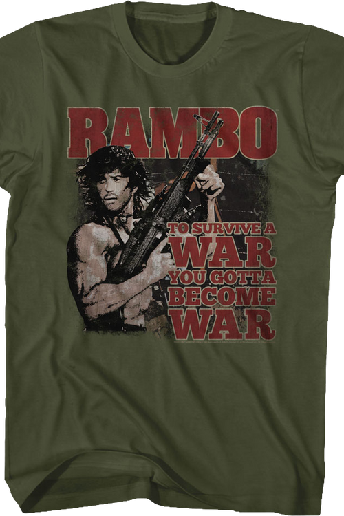Become War Rambo T-Shirt