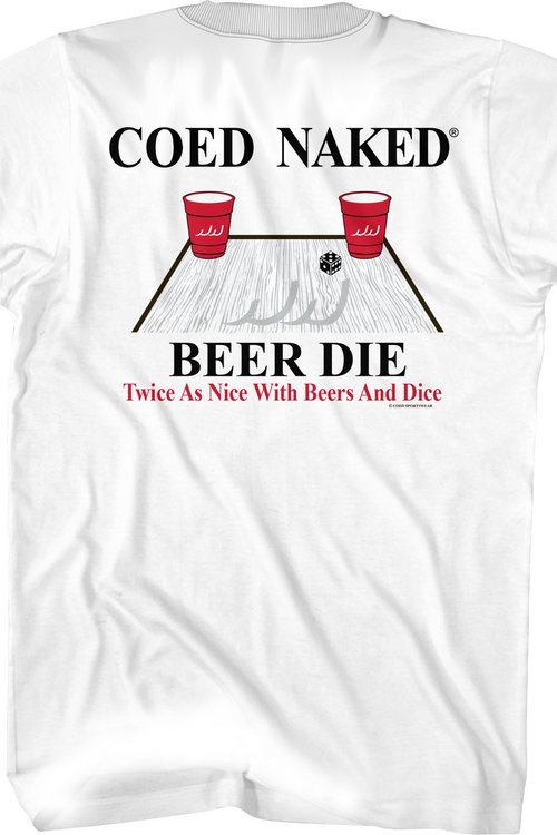 Beer Die Coed Naked T-Shirt