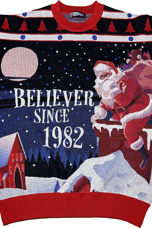 Believer Since 1982 Knitted Christmas Sweater