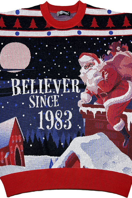 Believer Since 1983 Knitted Christmas Sweater