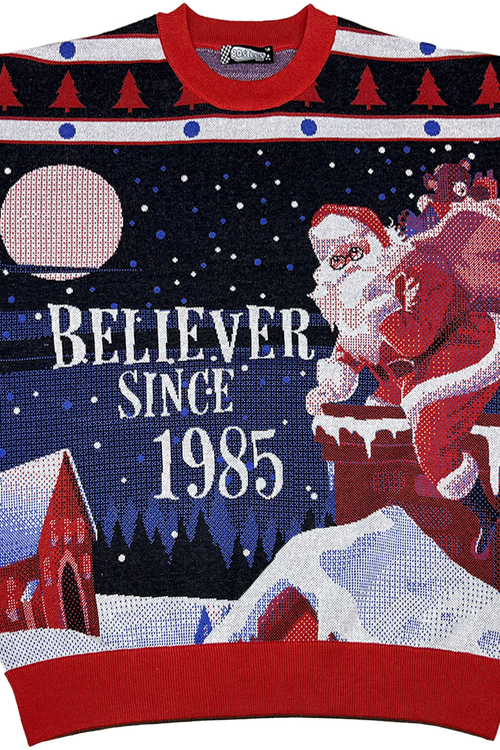 Believer Since 1985 Knitted Christmas Sweater