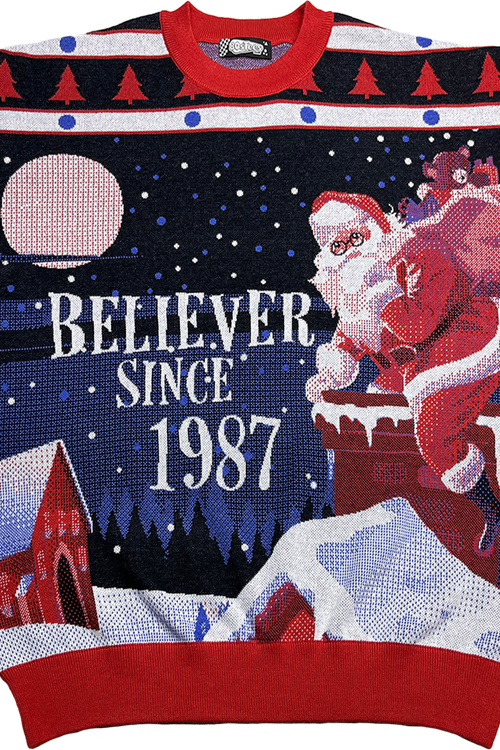 Believer Since 1987 Knitted Christmas Sweater
