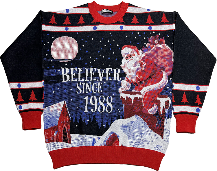 Believer Since 1988 Knitted Christmas Sweater