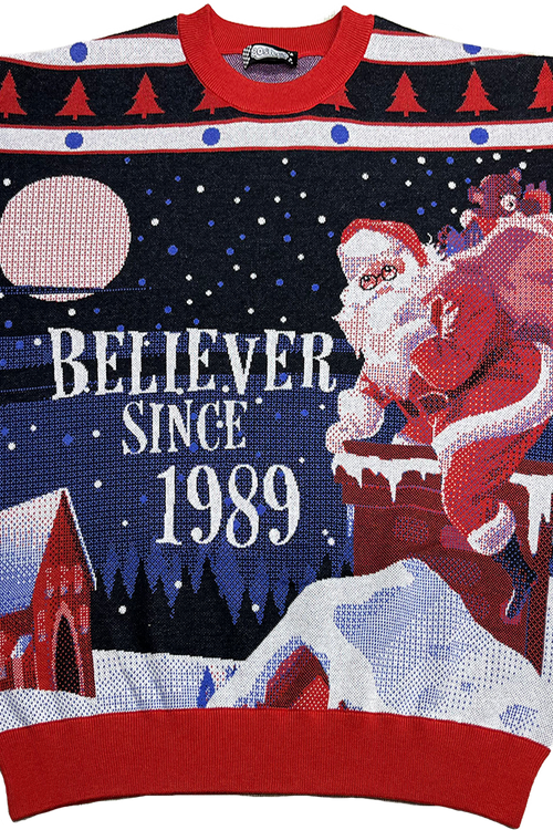 Believer Since 1989 Knitted Christmas Sweater