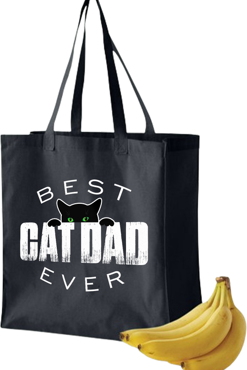 Best Cat Dad Ever Tote Bag