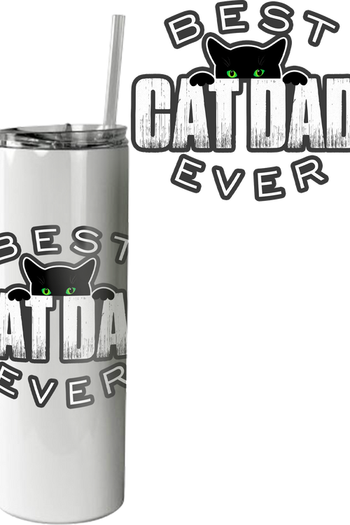 Best Cat Dad Ever Tumbler