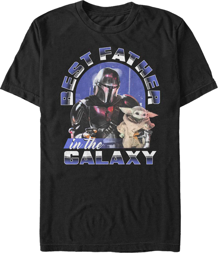 Best Father In The Galaxy The Mandalorian Star Wars T-Shirt