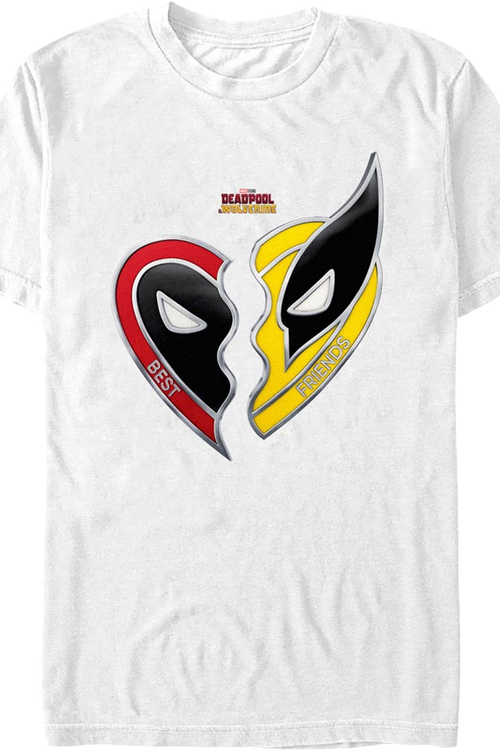 Best Friends Deadpool & Wolverine Marvel Comics T-Shirt