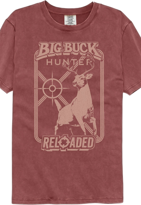 Big Buck Hunter Monochrome Target Comfort Colors Brand T-Shirt
