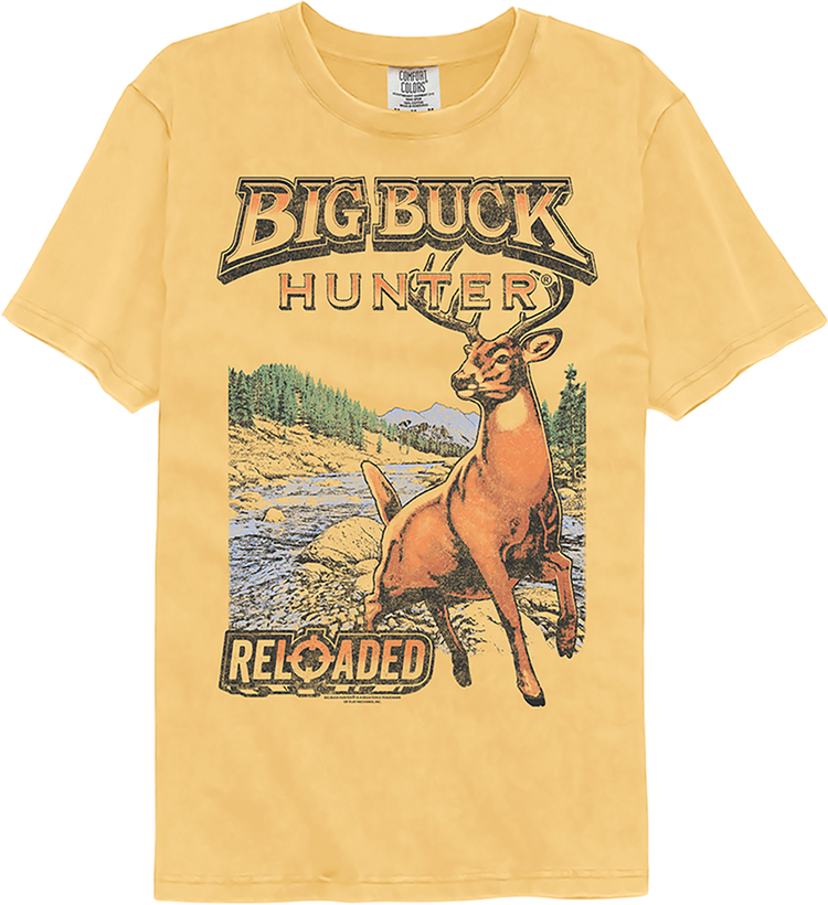 Big Buck Hunter Reloaded Comfort Colors Brand T-Shirt